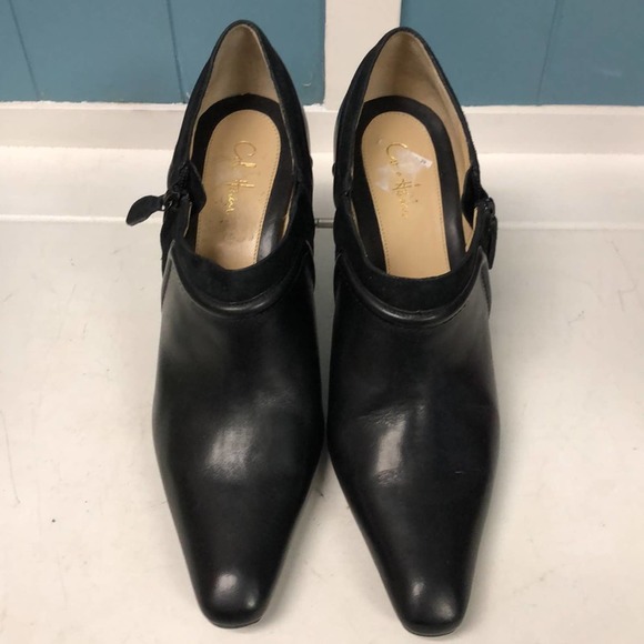 Cole Haan women’s size 8 B leather booties heels - Picture 2 of 6